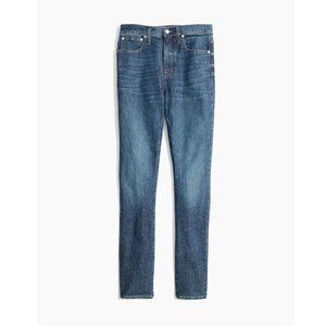 MADEWELL Women's Size 25 High Rise Slim Boy Jean Medium Wash Denim Relaxed Mid